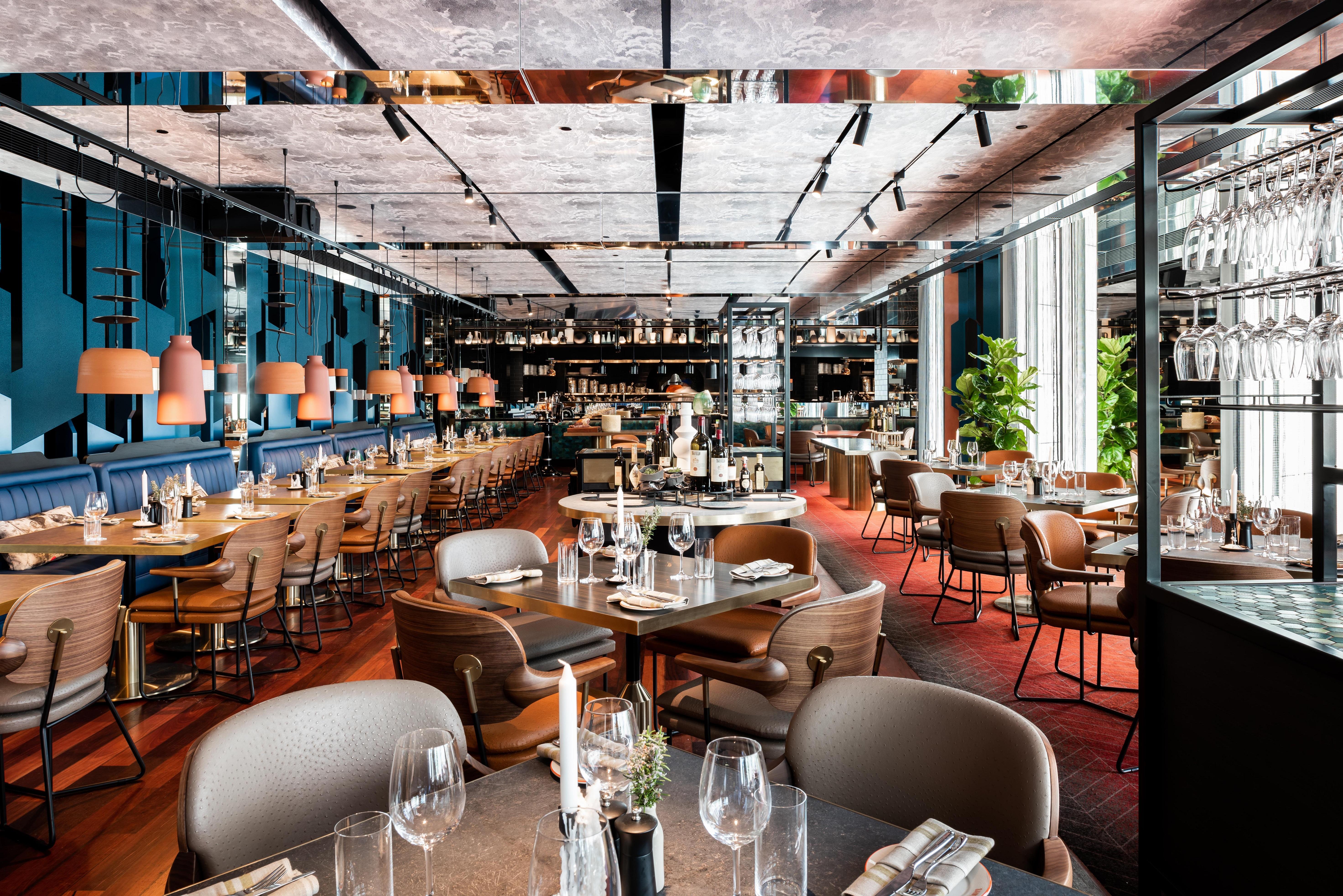 Qt Perth Hotell Exteriör bild Restaurant interior